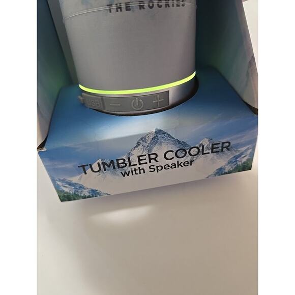 Coors Light Stainless Steel Tumbler Cooler w/ Speaker Grey NIB - Picture 8 of 16